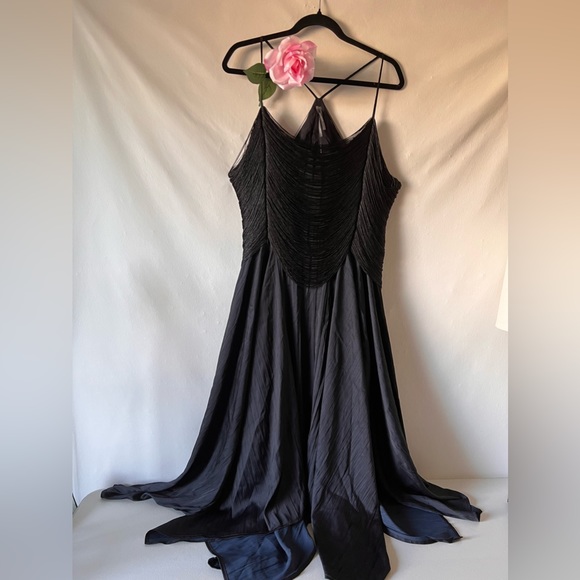 Anthropologie Fringe Bodice Midi Dress - Picture 14 of 16